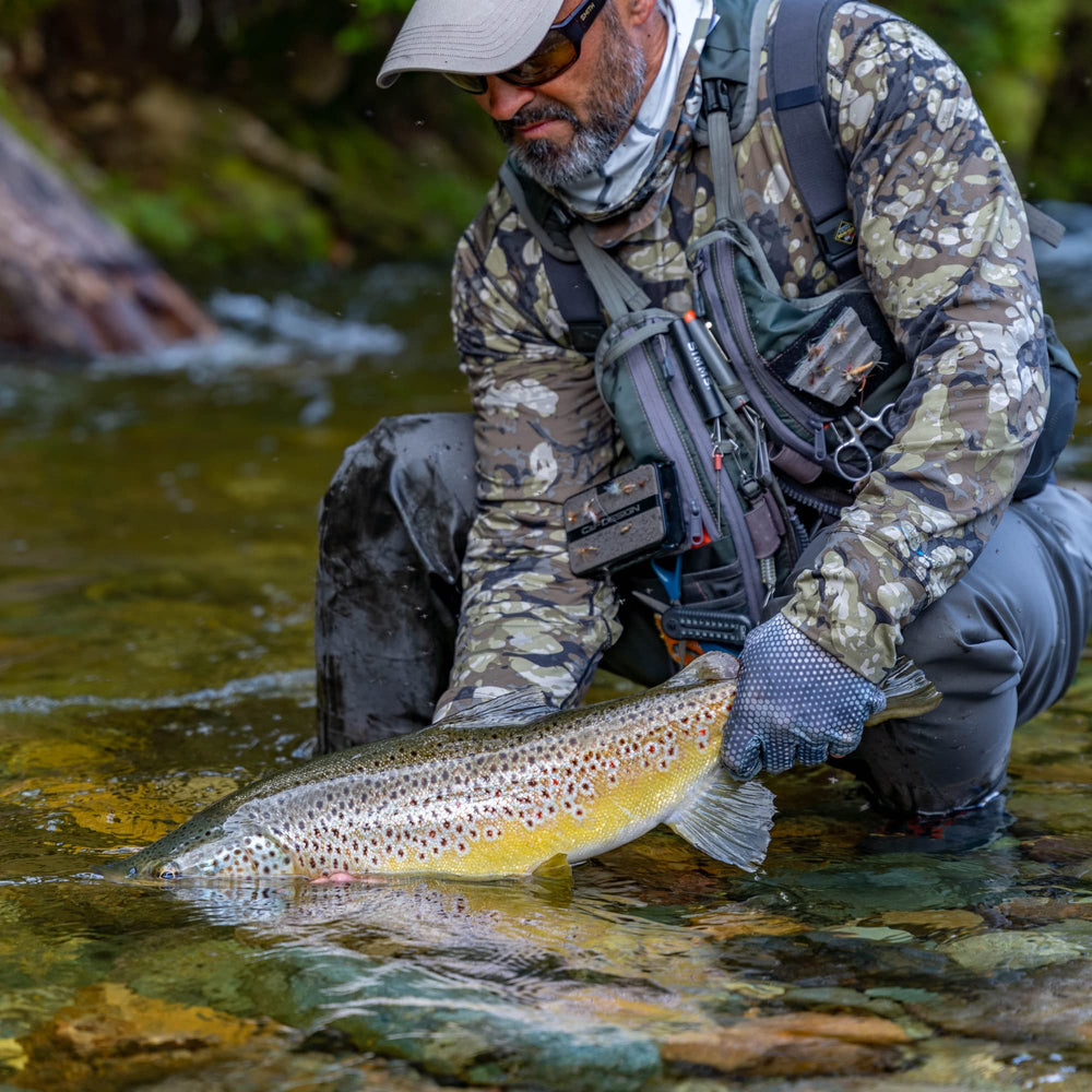 Ready-to-use strike indicator setup on fishing line