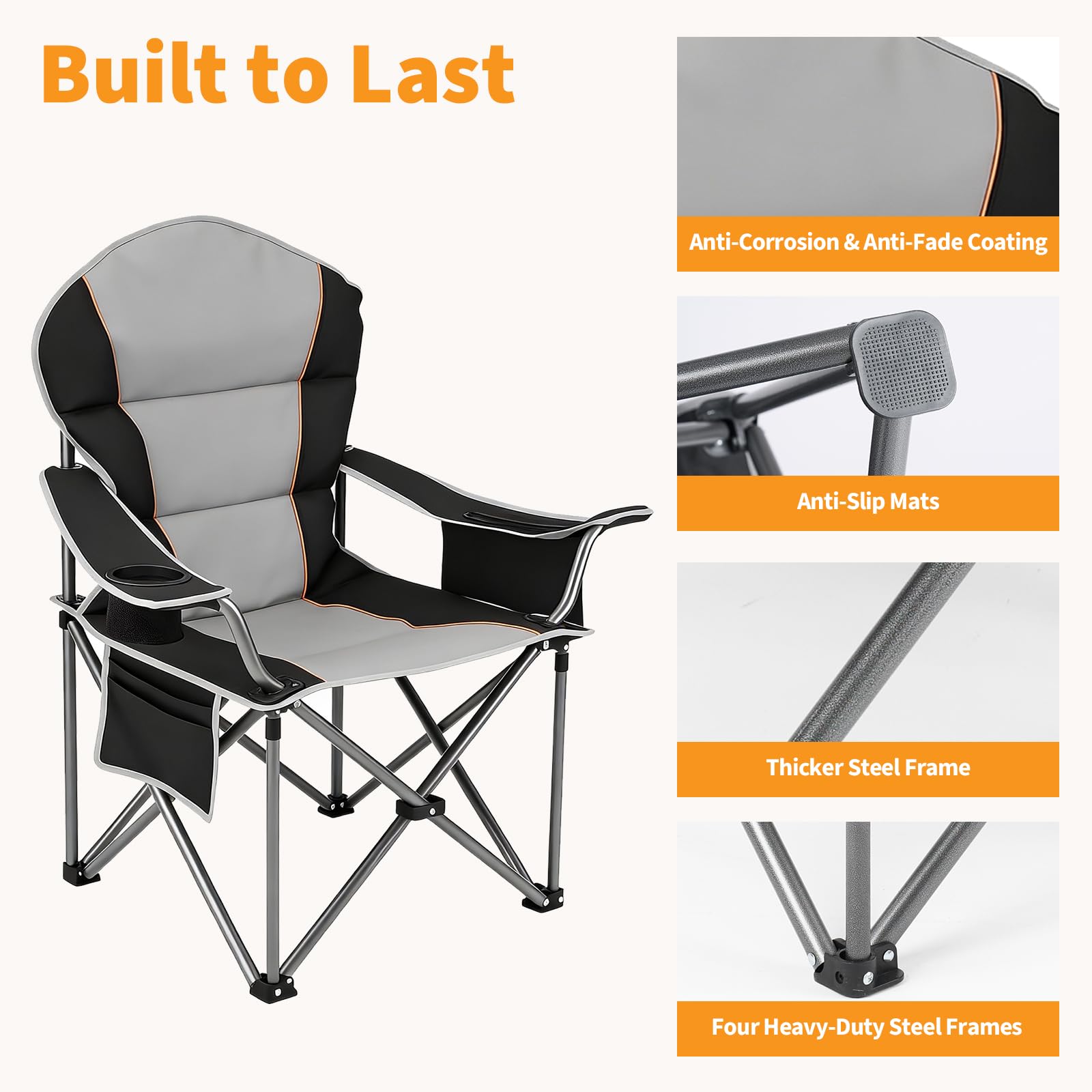 NEWBULIG chair with durable oxford fabric for long use
