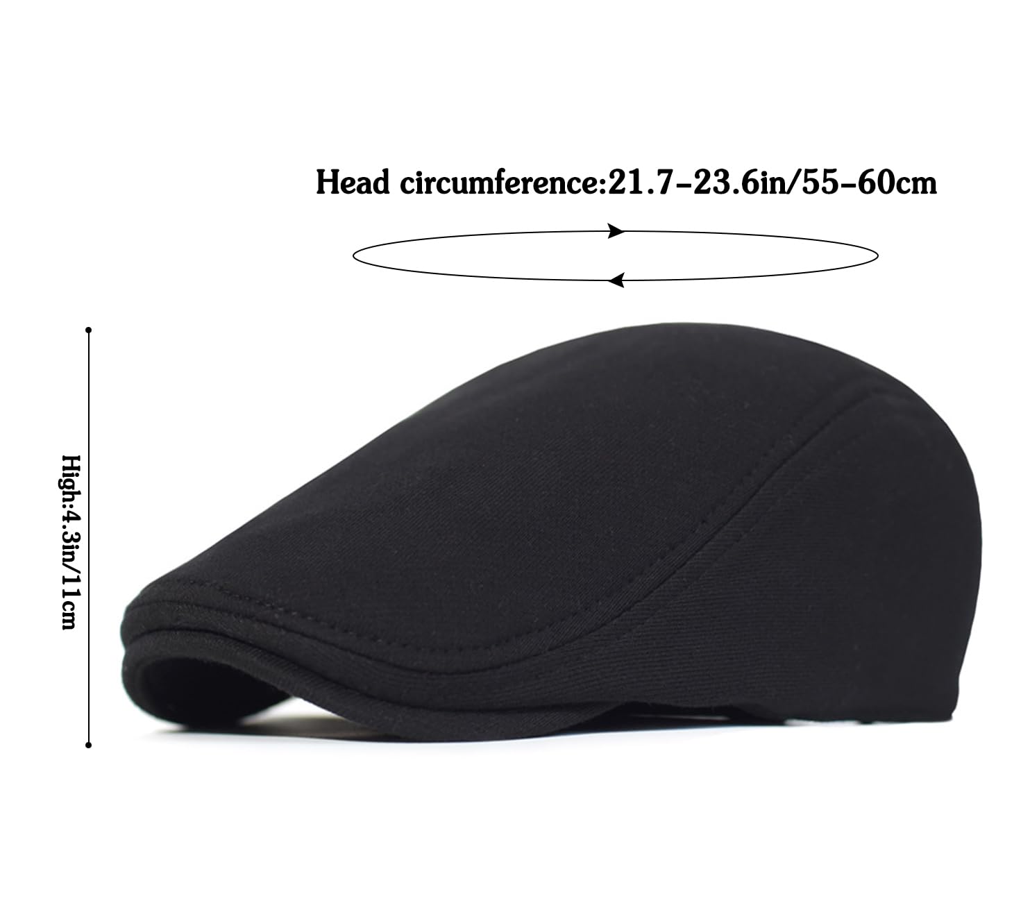 Gift-ready presentation of two Newsboy caps