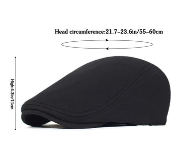 Gift-ready presentation of two Newsboy caps