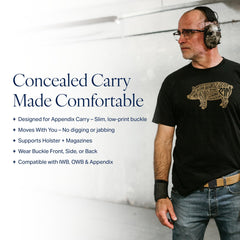 Nexbelt durable microfiber nylon strap offers sweat resistance for all-day wear
