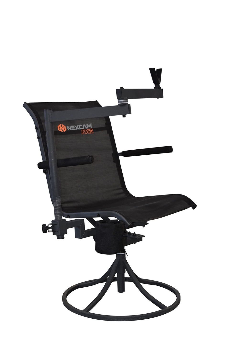 NEXCAM AXIS RC 360 padded arm rests provide comfortable support during long sits