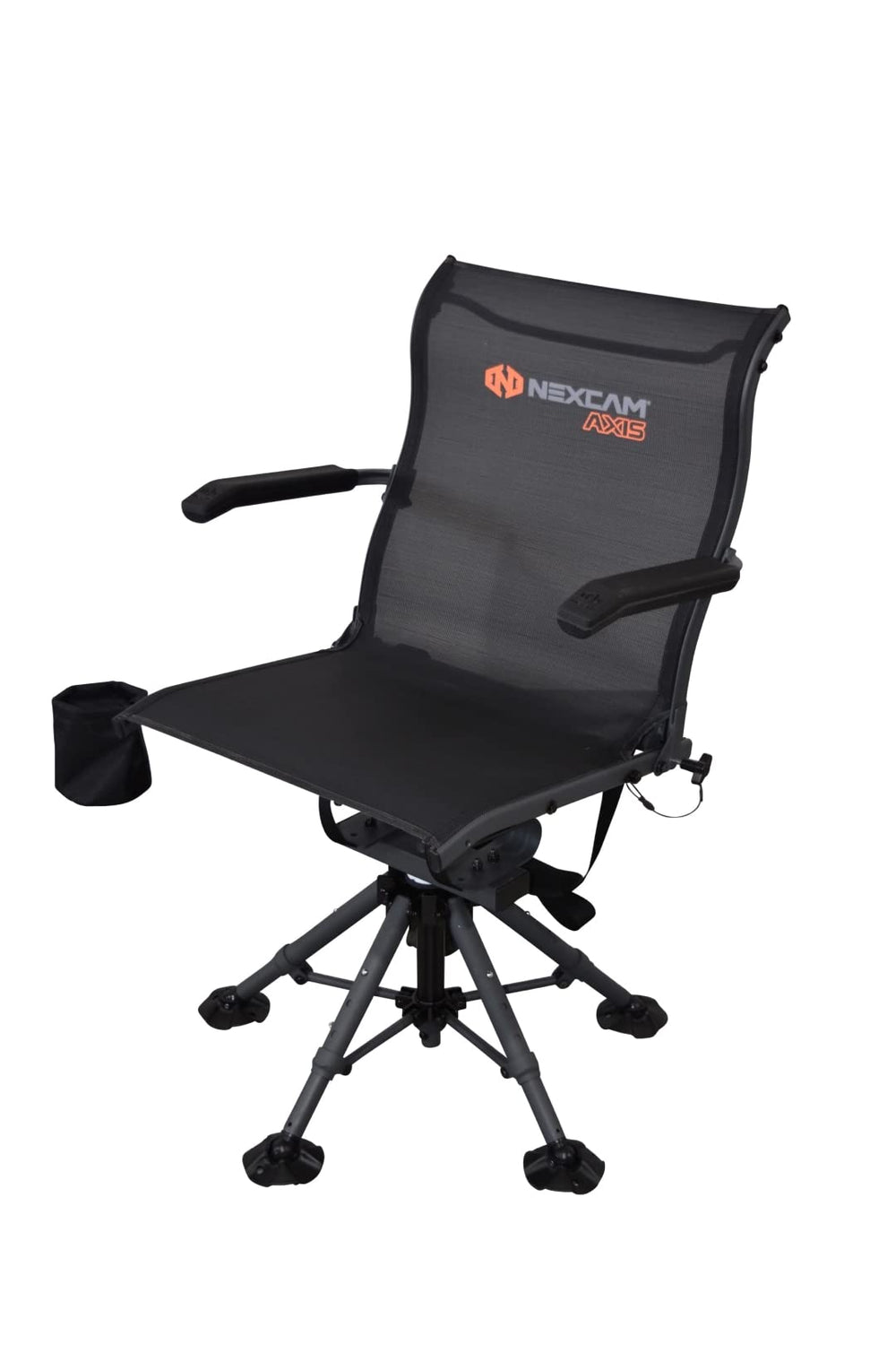 NEXCAM Field Chair adjustable height base adapts to terrain