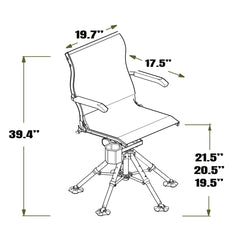 NEXCAM Field Chair tiltable rocking seat for flexible comfort outdoors