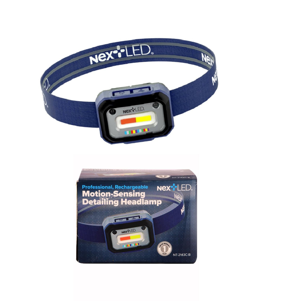 NextLED NT-2143C-B motion sensor in action for hands-free detailing.