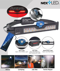 NextLED NT-6598 adjustable spotlight targets details with 90-degree tilt