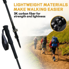NexusOutdoor hiking poles 2-pack adjustable lock provides quick height changes