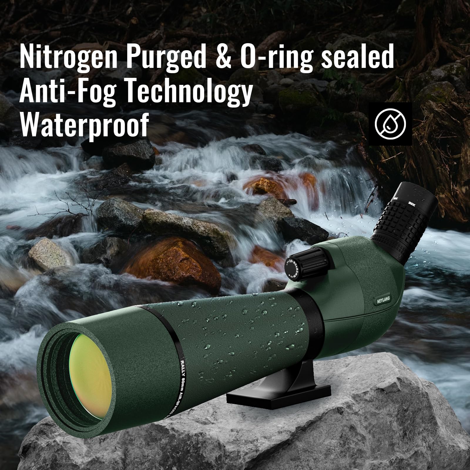 NEYLANG Bak4 prism provides sharp, high-contrast details for clear viewing.