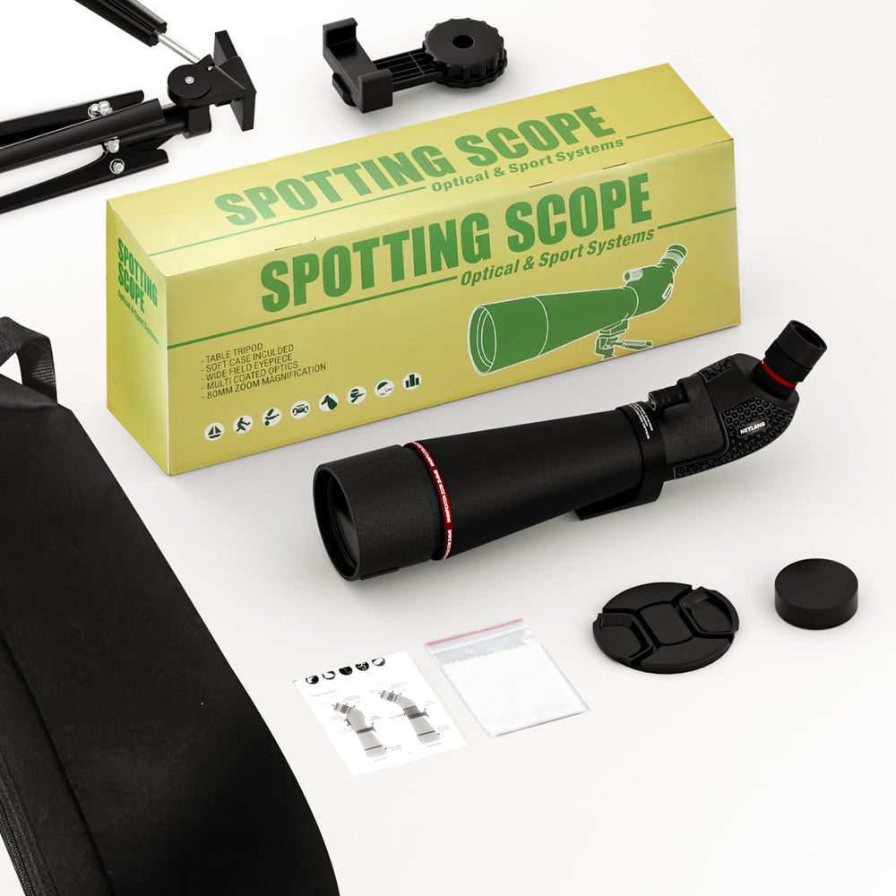 NEYLANG spotting scope supports hiking and camping viewing with rugged durability.