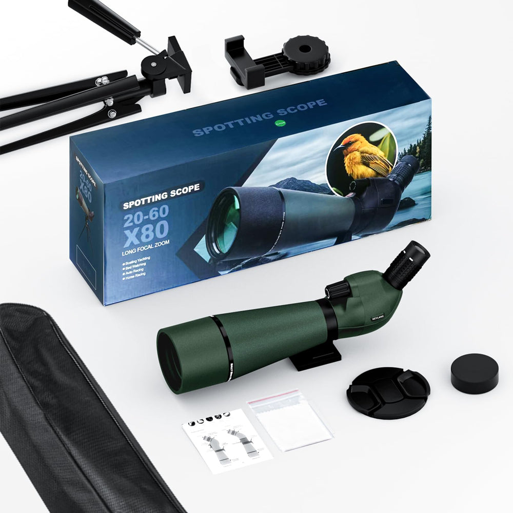 NEYLANG spotting scope ready for birdwatching, wildlife viewing, or scenic exploration.