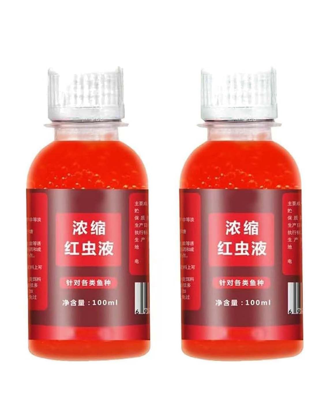 NGPCLYINYI Red 40 Fishing Liquid bottle front view (100ml)