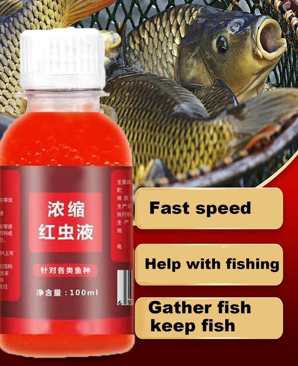 Usage example of Red 40 Fishing Liquid as attractant