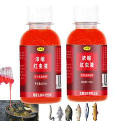 NGPCLYINYI Red Fishing Liquid Bait 100ml (2pcs) – bottle close-up