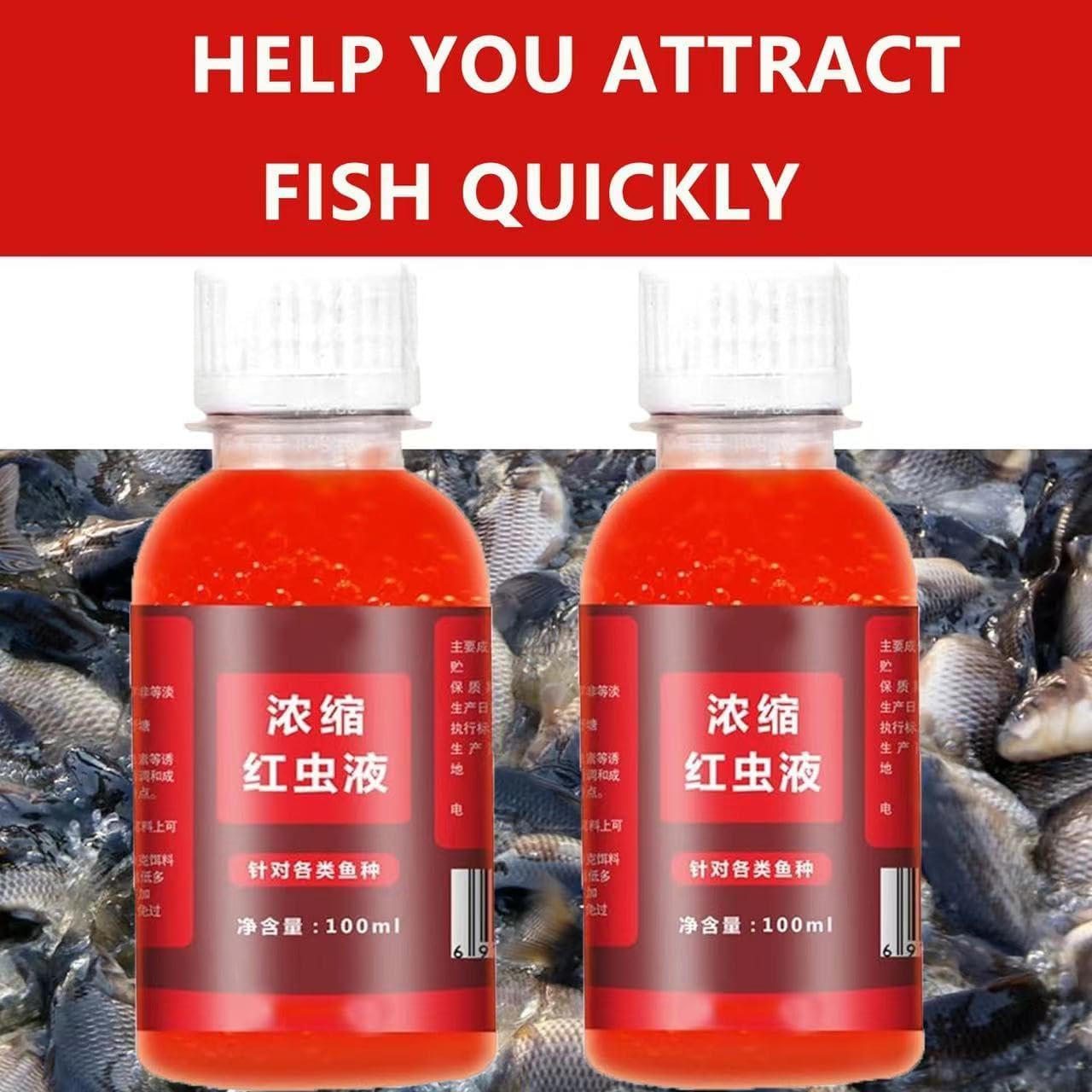 Applying the bait additive to fishing bait