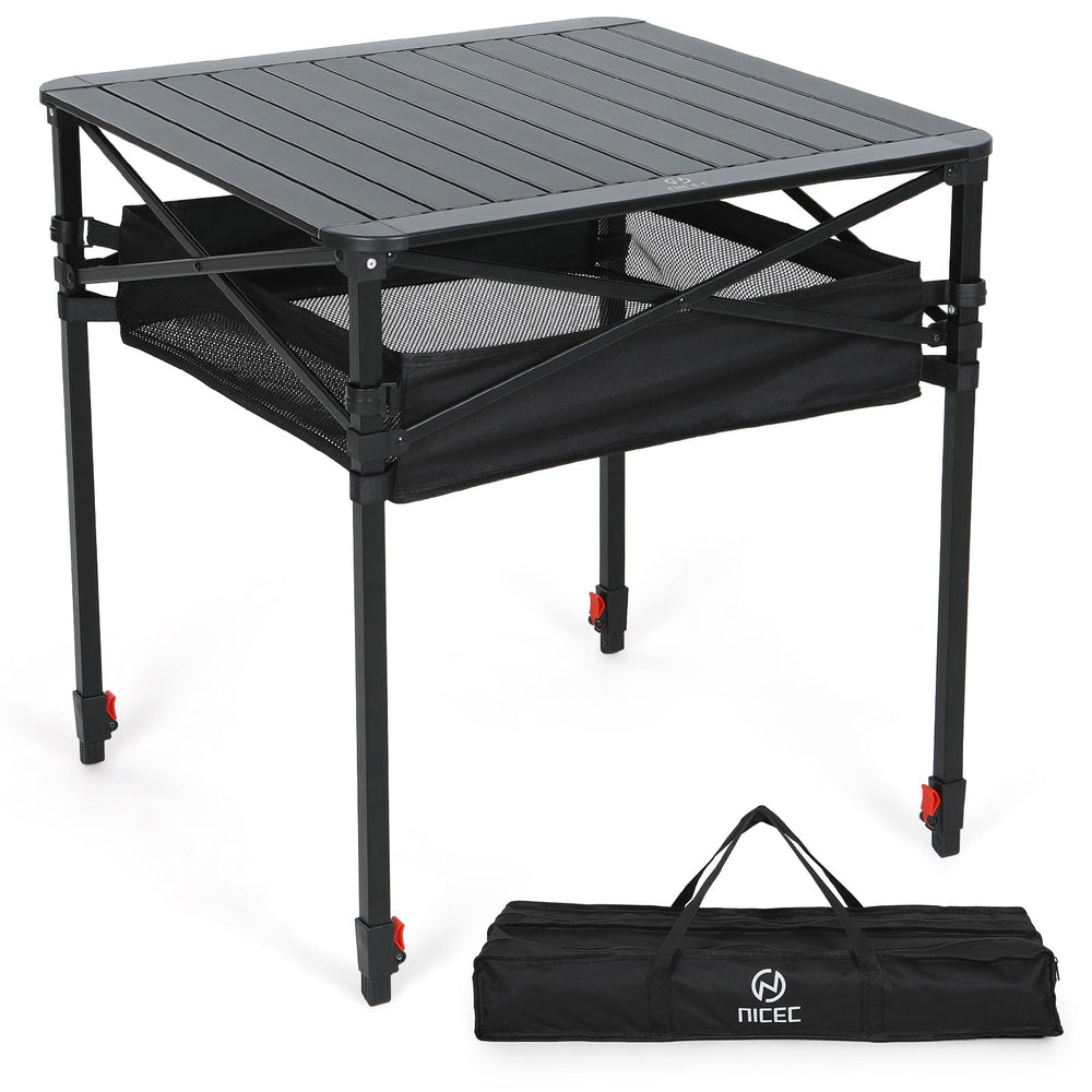 Nice C aluminum square table top for spacious outdoor meals and drinks