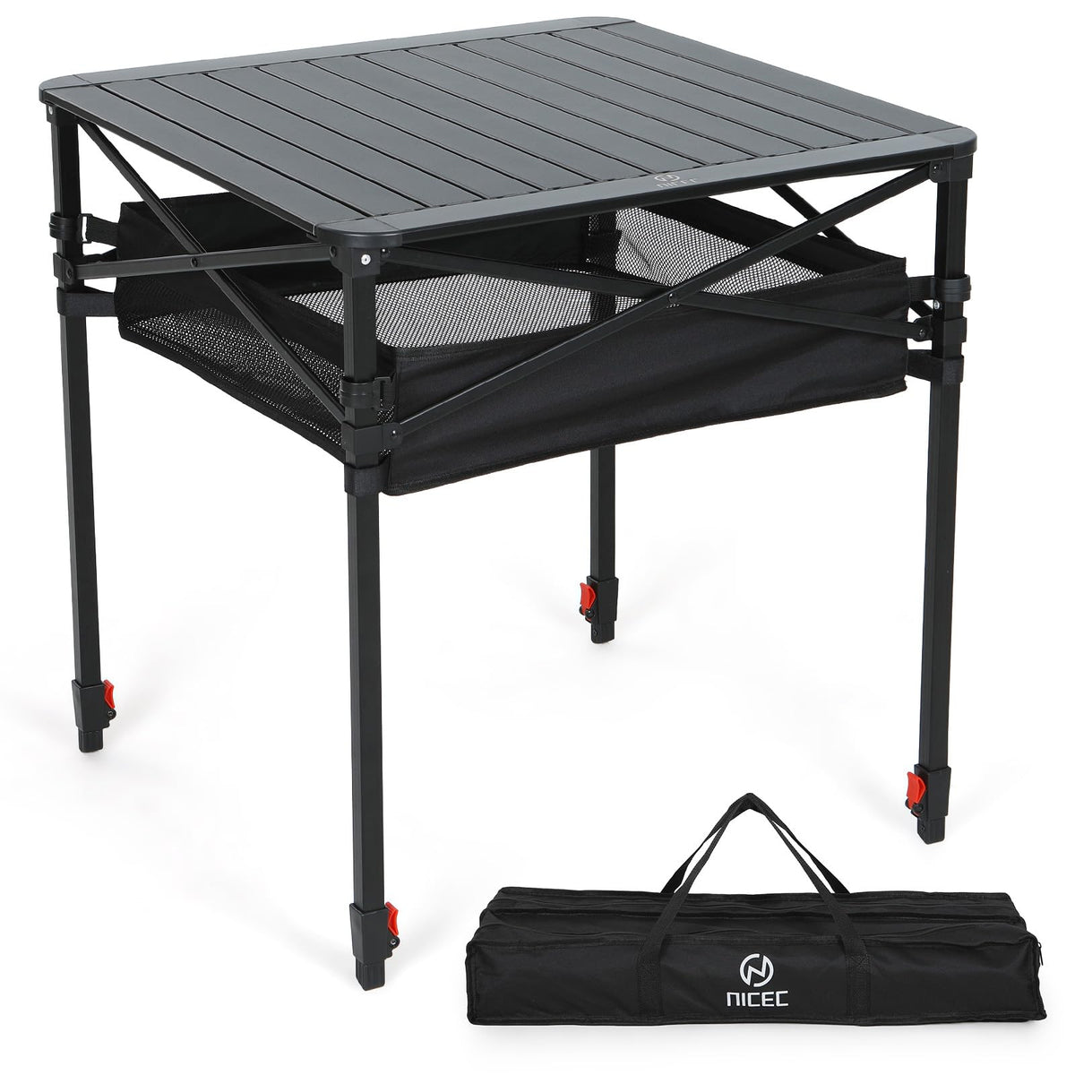 Nice C aluminum square table top for spacious outdoor meals and drinks