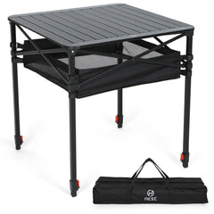 Nice C aluminum square table top for spacious outdoor meals and drinks