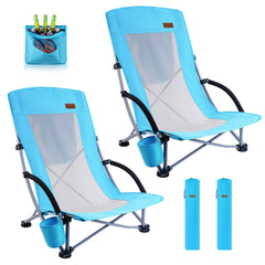 Nice C beach chair back-support highlights ergonomic comfort for long beach days.