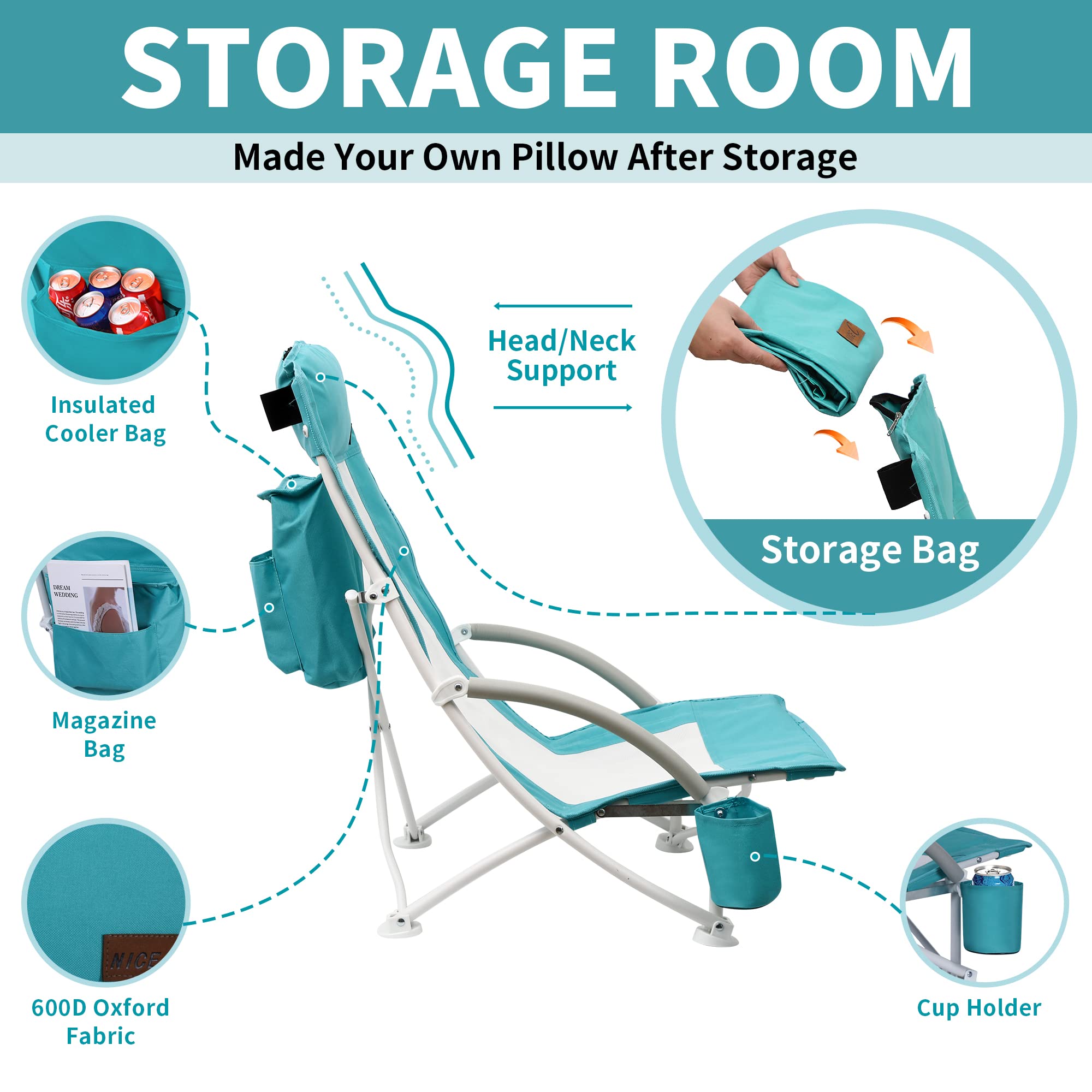 Nice C compact fold size enables easy transport and storage.