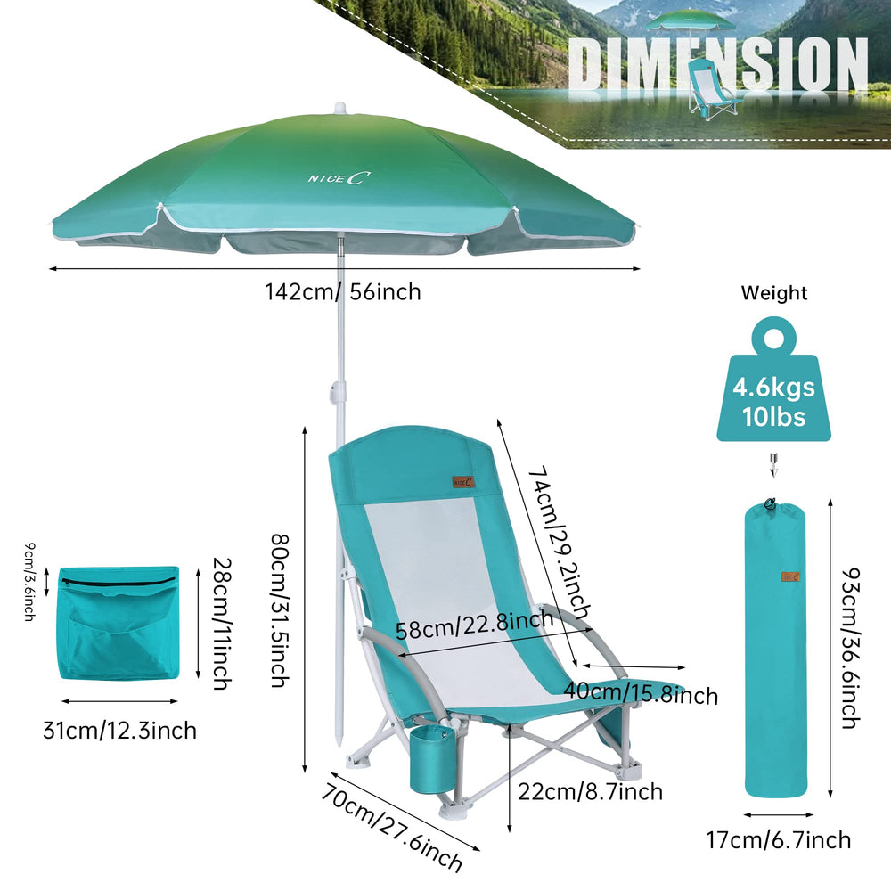 Nice C Beach Chair cooler bag keeps drinks cold during outdoor gatherings.