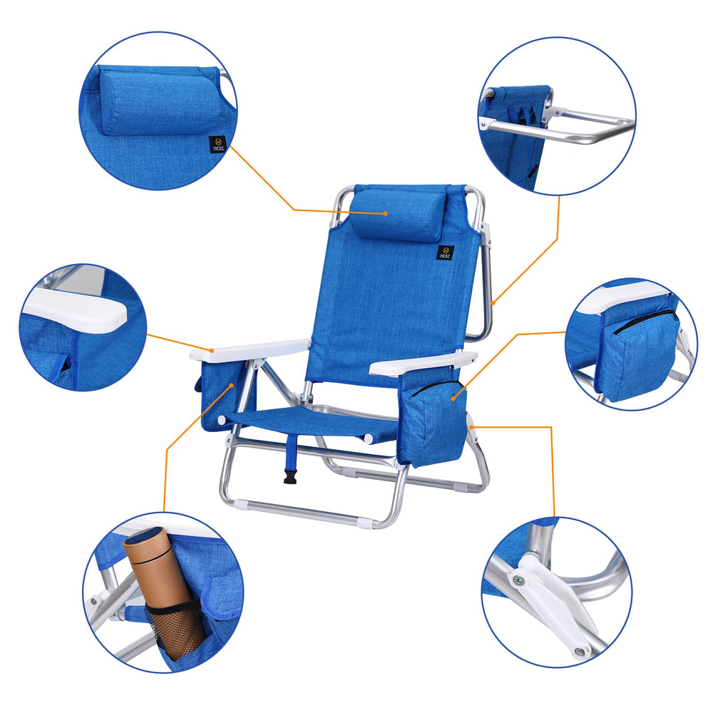 Nice C chair includes a cup holder for beverages