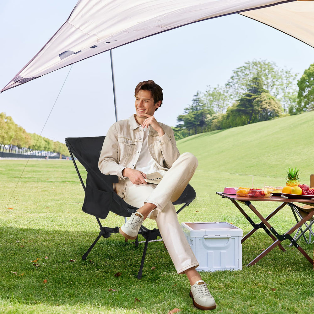 Nice C camping chair durability in rugged outdoor environments.