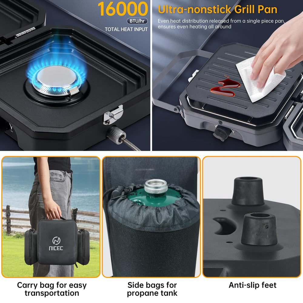 Nice C compact folding design fits in small spaces for travel.