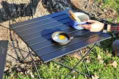 Nice C Camping Table aluminum frame showcases durable, lightweight design.