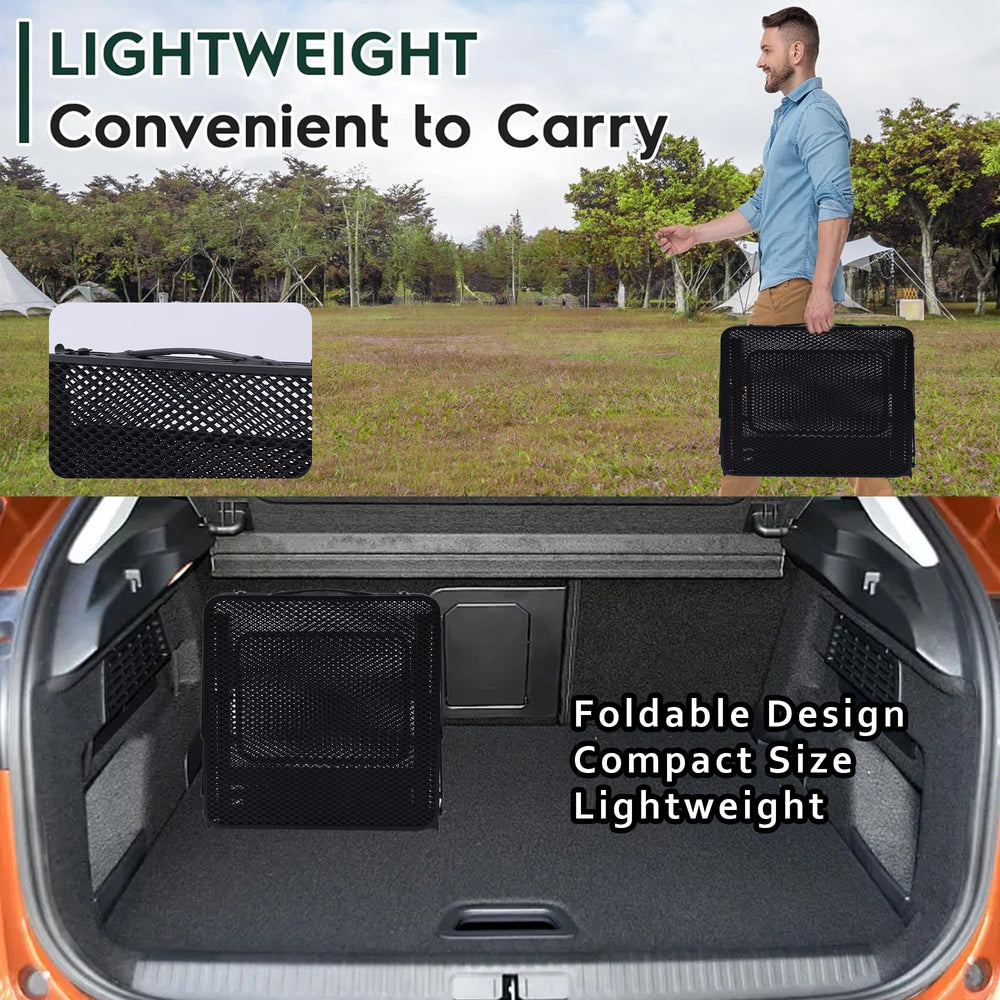 Nice C camping table carry-handle design for effortless transport.