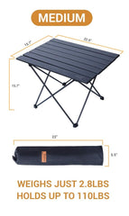 Nice C Camping Table quick-assembly demonstrates fast setup.