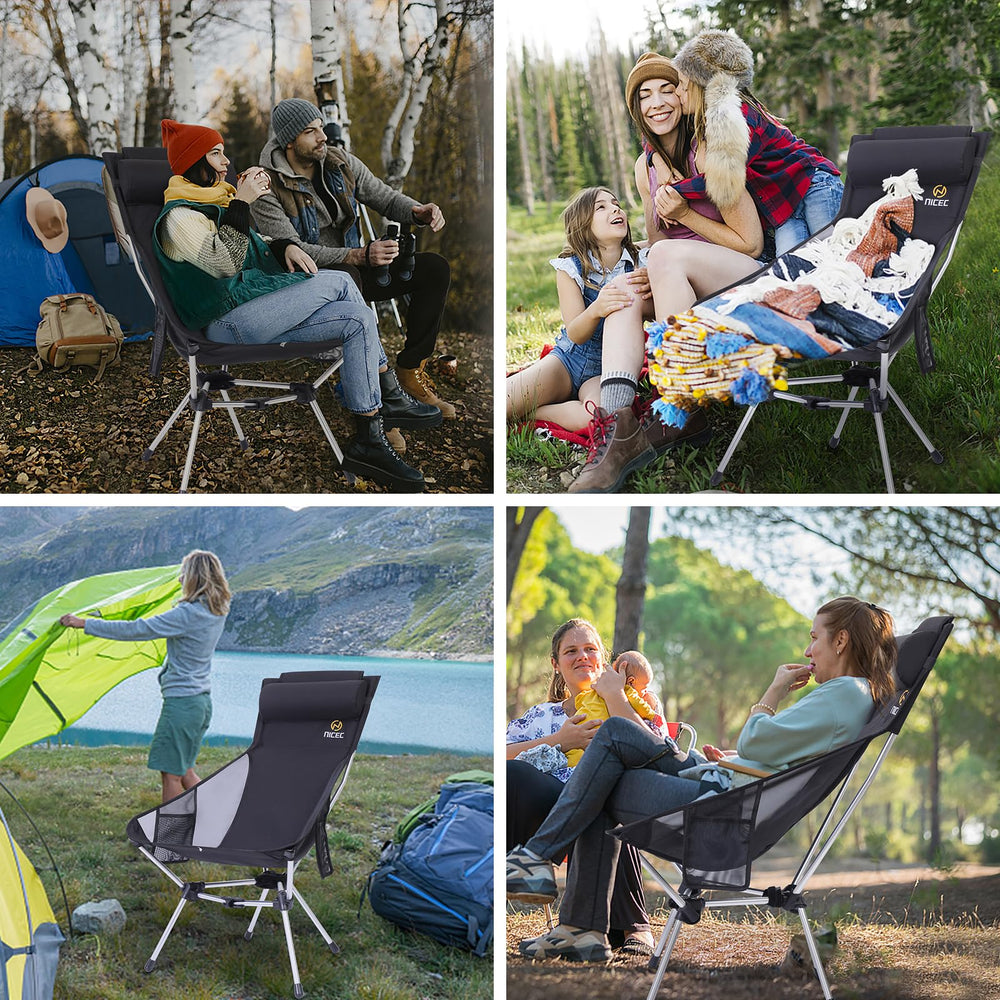 Nice C carry bag simplifies transport and setup at campsites and festivals.