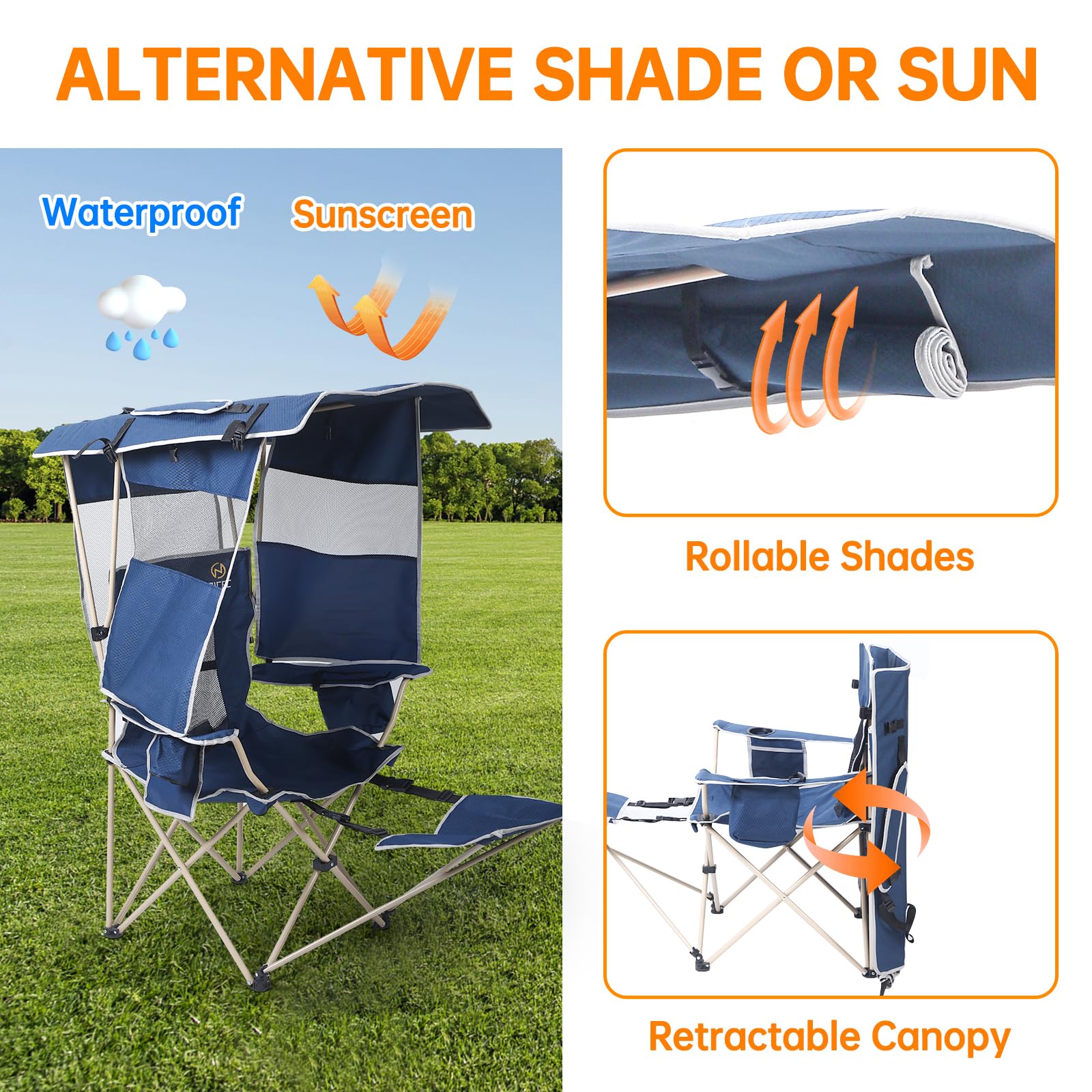 Nice C Chair lightweight against backpack-style straps for transport