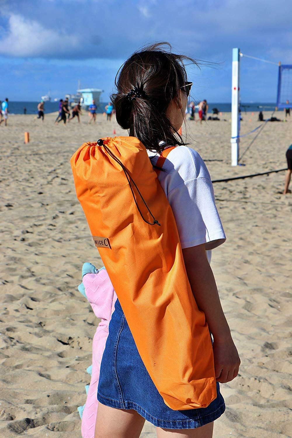 Nice C Chair Sling portable frame easy setup for camping or boating.