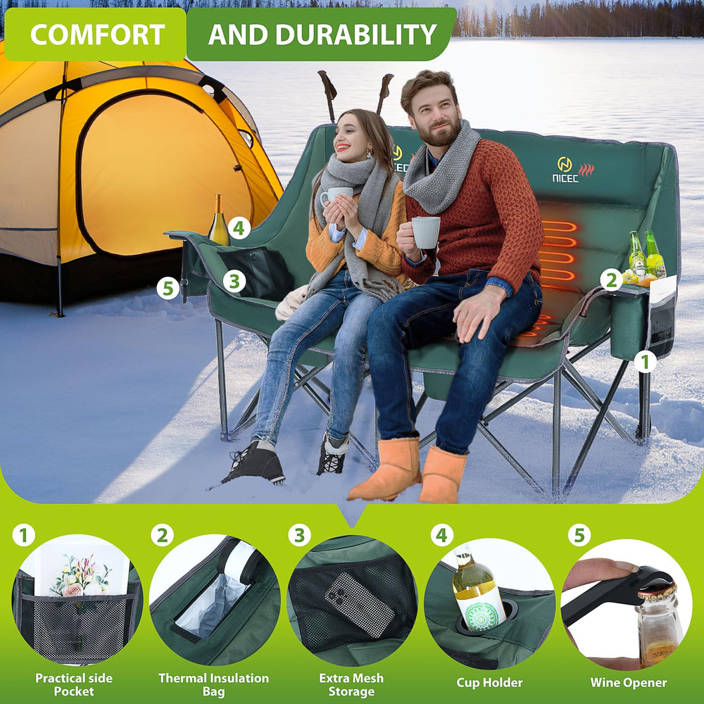 Nice C includes cooler bag and bottle opener for convenient refreshments.