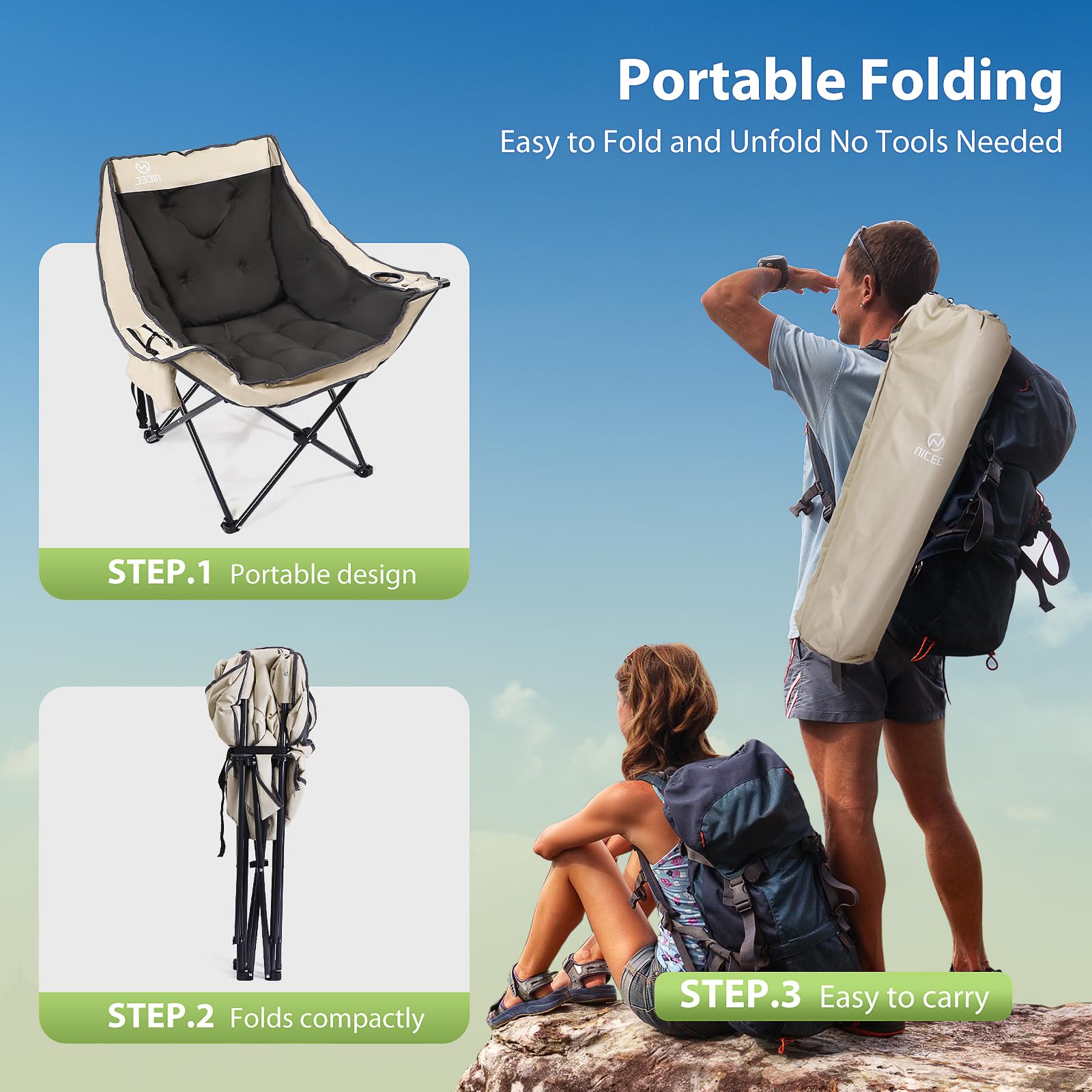 Nice C cooler bag included keeps drinks cold on site