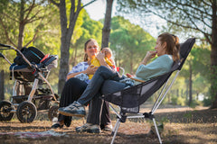 Nice C detachable pillow offers head and neck comfort on the high-back chair.