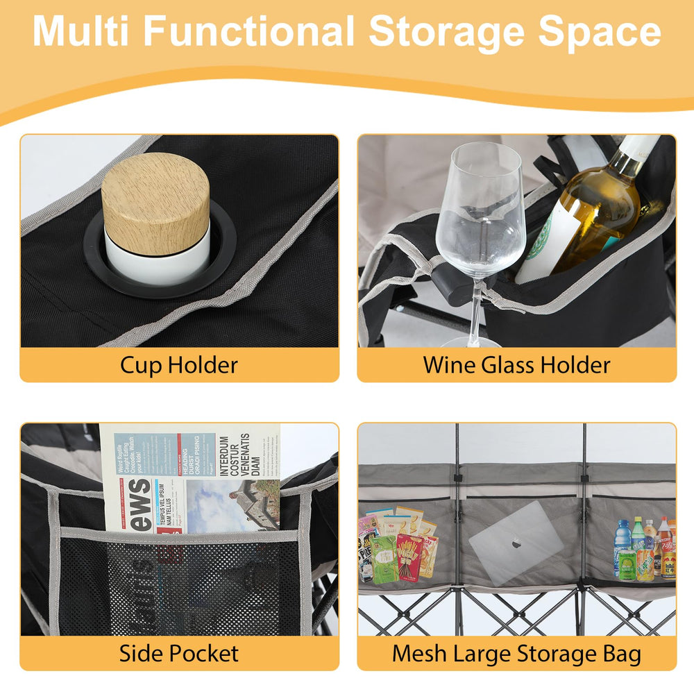 Nice C folding portable design for quick setup and transport