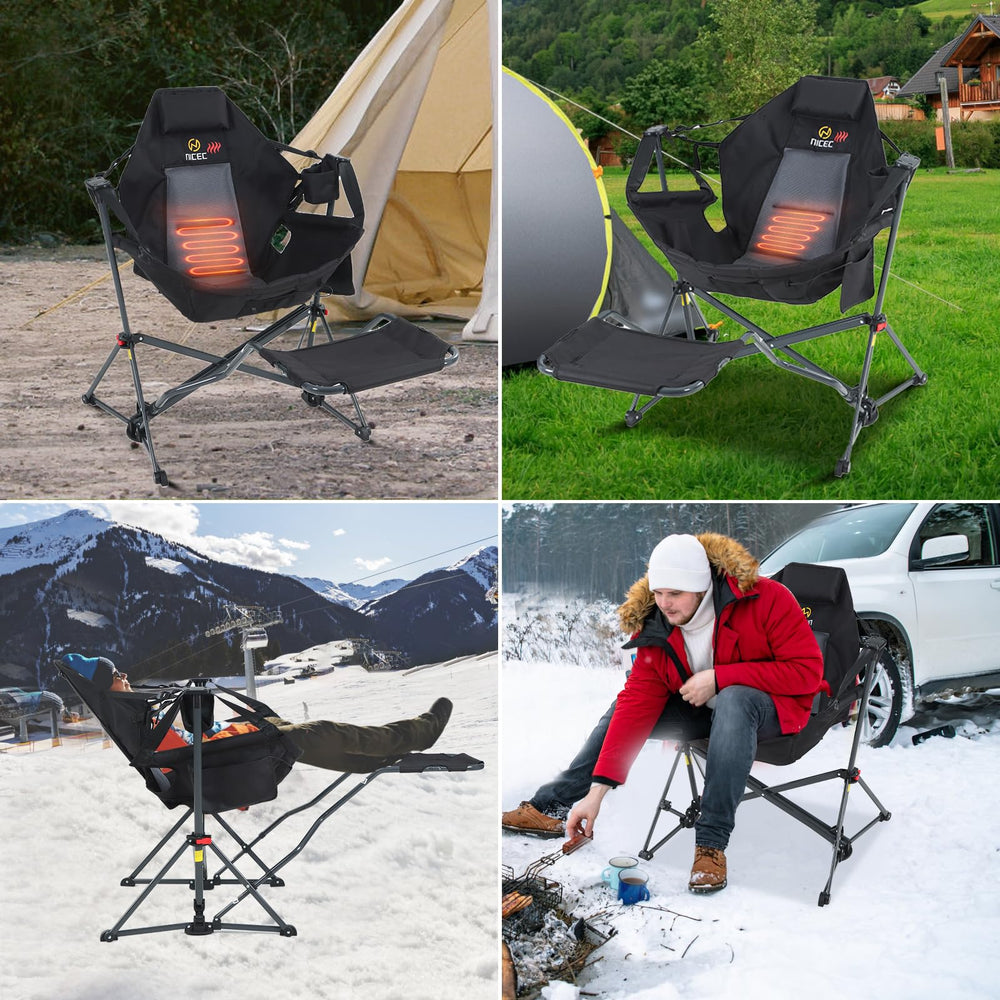 Nice C outdoor setup at beach or garden with heated chair