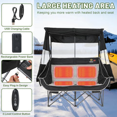 Nice C double chair canopy shields two loungers from sun for extended outdoor comfort.