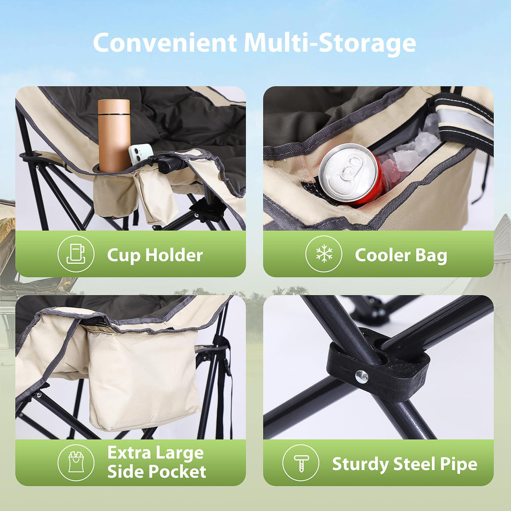 Nice C versatile for camping picnics beaches and backyard gatherings