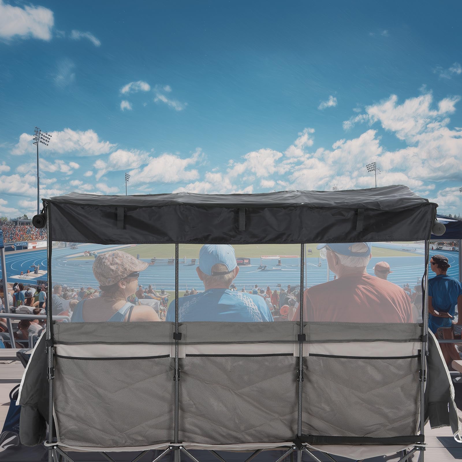 Nice C removable canopy sun shade for adjustable shelter outdoors