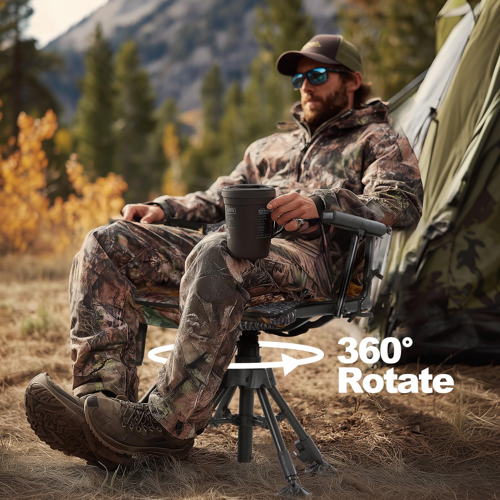 Nice C sturdy metal frame supports up to 300 lbs for reliability.