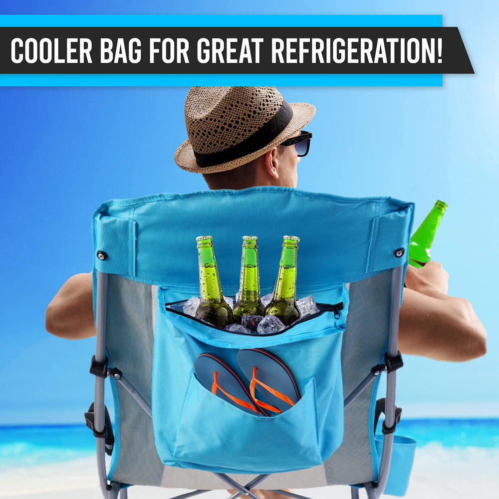 Nice C 30-inch high back supports head and neck for relaxed lounging.