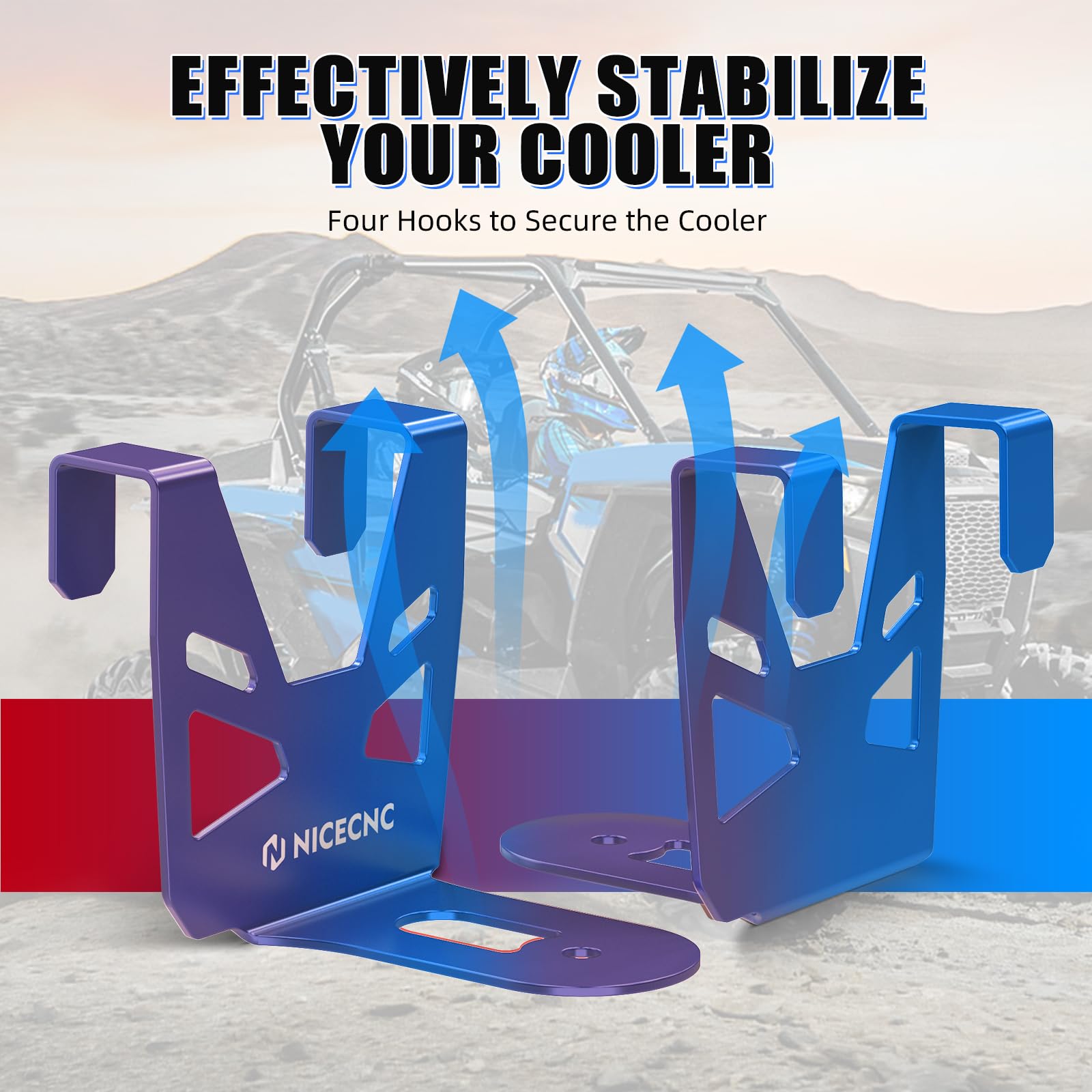 Anodic oxidation finish resists corrosion over time.