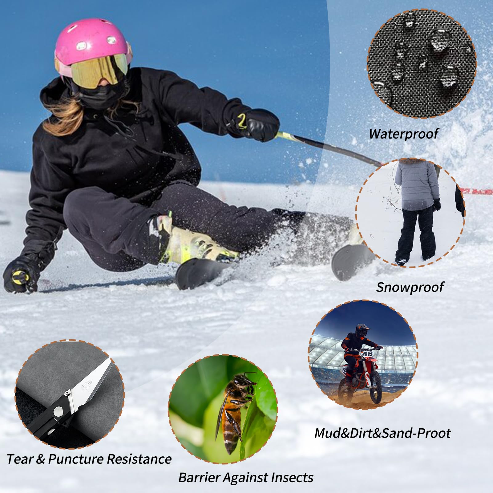 NICENEEDED Easy-on-off design makes outdoor tasks more convenient.