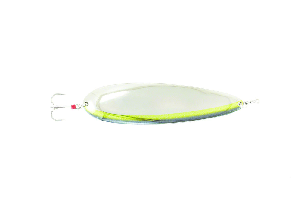 Nichols Lures Ben Parker Magnum Flutter Spoon 8in, ideal for offshore big-game fishing.