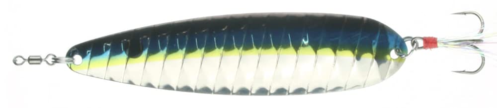 Nichols Lures FS9-118 5-inch Lake Fork Flutter Spoon Super Shad in 1-1/8 oz