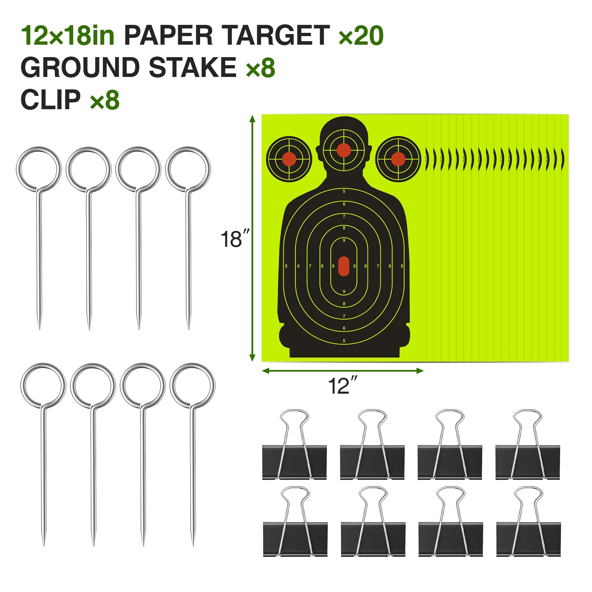 Niffgaff heavy-duty metal target stand with sturdy frame supports outdoor and indoor practice.