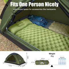 Night Cat backpacking tent is lightweight and compact for easy transport.