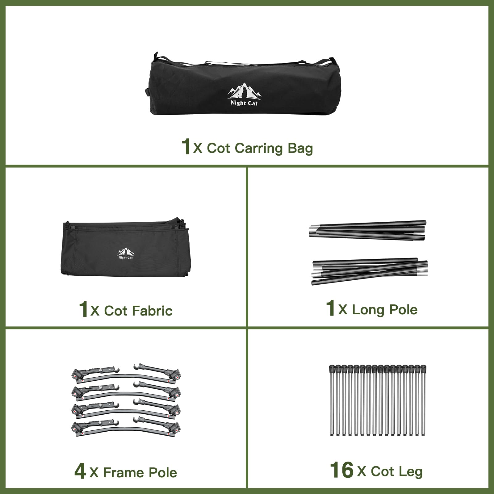 Night Cat cot bed quick three-minute setup guide for beginners